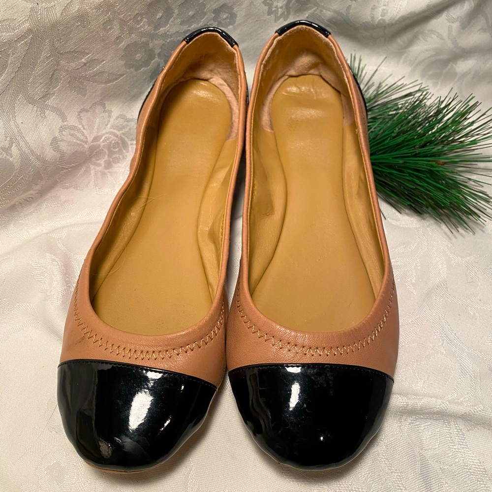 “Chanel”- style ballet flats by Saks Fifth Avenue
